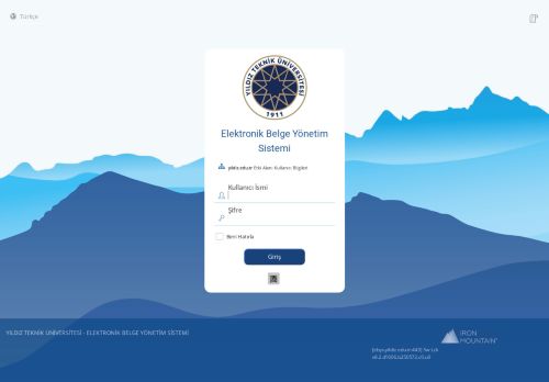 enVision - Giriş Sayfası