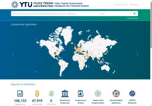 Akademik Veri Yönetim Sistemi | AVESİS