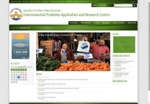 Environmental Problems Application and Research Centre | Republic of Türkiye Trakya University