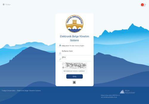 enVision - Giriş Sayfası