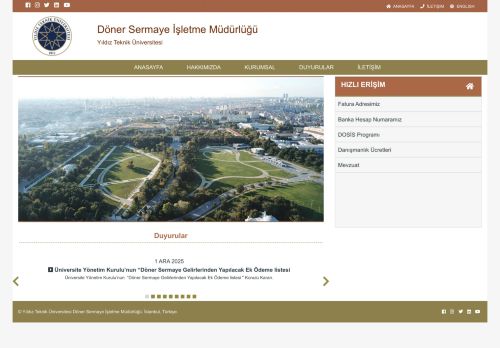 YTÜ Döner Sermaye İşletme Müdürlüğü