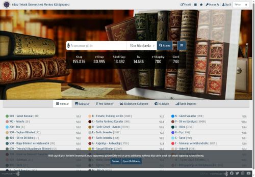 Yıldız Teknik Üniversitesi Merkez Kütüphanesi s19.2