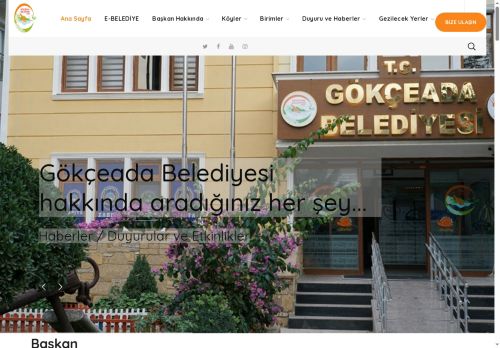 Ana Sayfa - GÖKÇEADA BELEDİYESİ