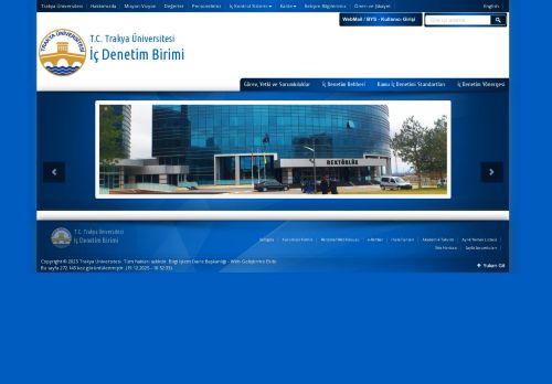 İç Denetim Birimi | T.C. Trakya Üniversitesi