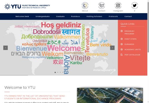 Home - YTU International Relations Office - Yıldız Teknik Üniversitesi