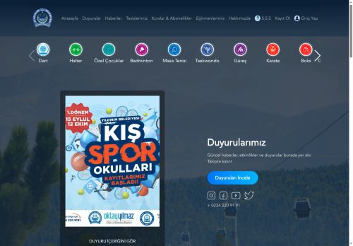 Yıldırım Belediye Spor - Anasayfa