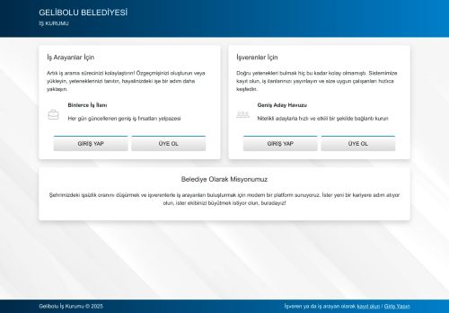 Gelibolu Belediyesi - Gelibolu İstihdam