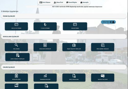 Hayrabolu Belediyesi - Sorgulama İşlemleri