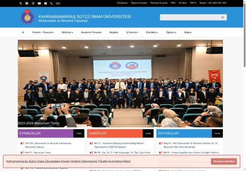 KSÜ - Mühendislik ve Mimarlık Fakültesi