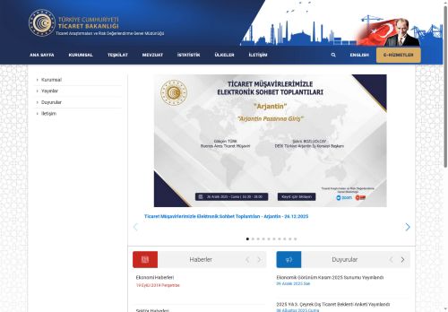 Ticaret Araştırmaları ve Risk Değerlendirme Genel Müdürlüğü | T.C. Ticaret Bakanlığı