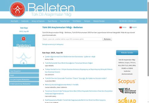 2024, Sayı 78 | Türk Dili Araştırmaları Yıllığı - Belleten