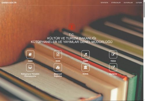 KÜTÜPHANELER VE YAYIMLAR GENEL MÜDÜRLÜĞÜ