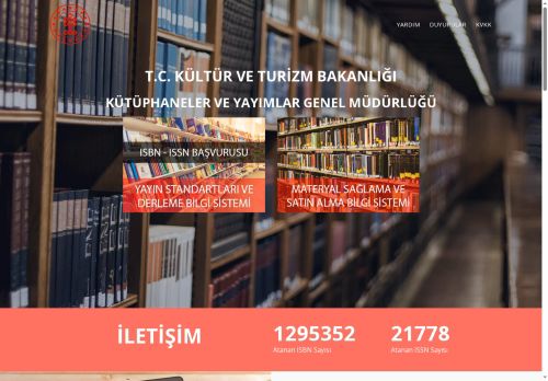 Kültür ve Turizm Bakanlığı Kütüphaneler ve Yayımlar Genel Müdürlüğü