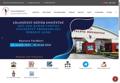 Lisansüstü Eğitim Enstitüsü