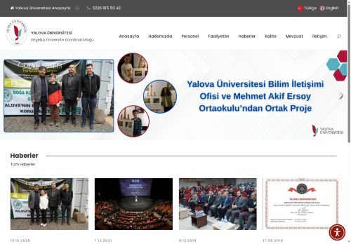 Engelsiz Üniversite Koordinatörlüğü