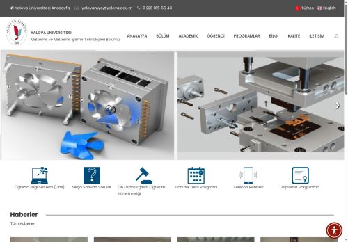 Malzeme ve Malzeme İşleme Teknolojileri Bölümü