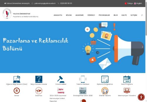 Pazarlama ve Reklamcılık Bölümü