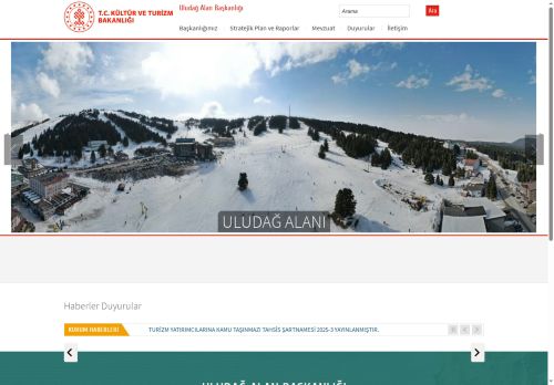 Uludağ Alan Başkanlığı - T.C. Kültür ve Turizm Bakanlığı
