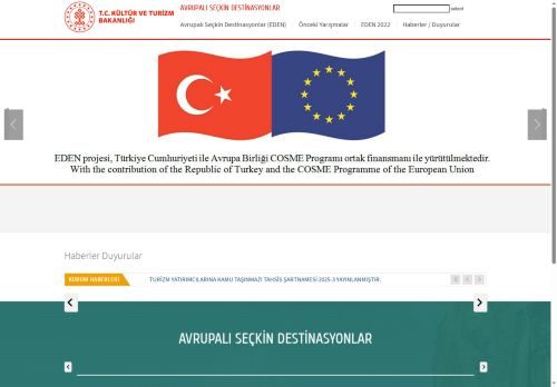 AVRUPALI SEÇKİN DESTİNASYONLAR - T.C. Kültür ve Turizm Bakanlığı