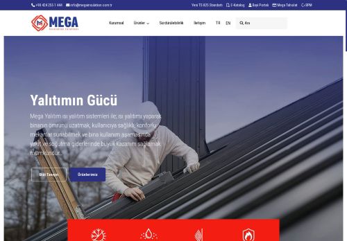 Mega Yalıtım Çözümleri AŞ - Türkiye'nin Yalıtım Markası