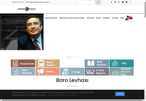 Ankara Barosu Web Sayfası | Ankara Barosu Dergisi