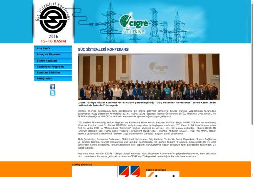 GSK - GÜÇ SİSTEMLERİ KONFERANSI 2016