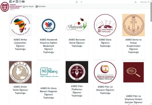 ASBÜ - Topluluklar