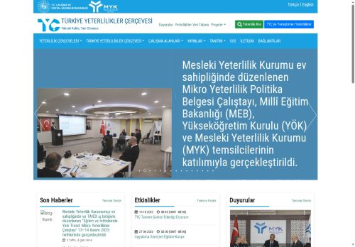 Türkiye Yeterlilikler Veri Tabanı