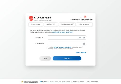 TISS Vatandaş Portalı
