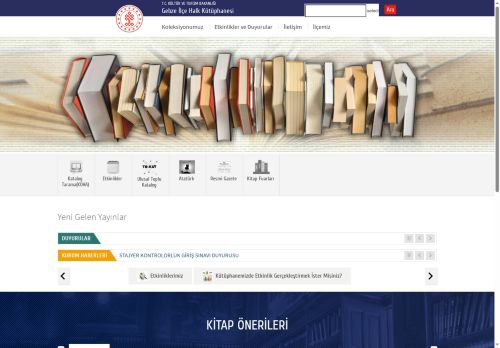 Gebze İlçe Halk Kütüphanesi - T.C. Kültür ve Turizm Bakanlığı