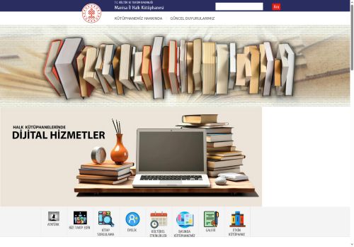Manisa İl Halk Kütüphanesi - T.C. Kültür ve Turizm Bakanlığı