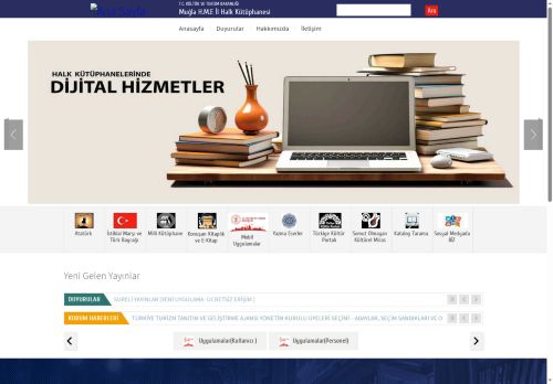Muğla H.M.E İl Halk Kütüphanesi - T.C. Kültür ve Turizm Bakanlığı
