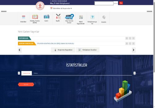 Muş İl Halk Kütüphanesi - T.C. Kültür ve Turizm Bakanlığı