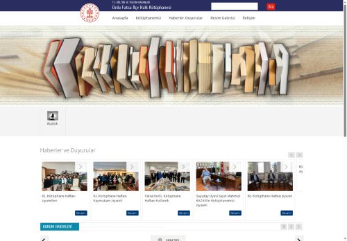 Ordu Fatsa İlçe Halk Kütüphanesi - T.C. Kültür ve Turizm Bakanlığı