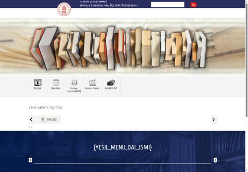 Amasya Gümüşhacıköy İlçe Halk Kütüphanesi - T.C. Kültür ve Turizm Bakanlığı