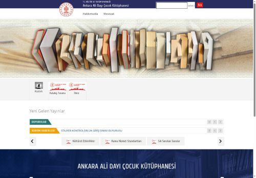 T.C. Kültür ve Turizm Bakanlığı - Ankara Ali Dayı Çocuk Kütüphanesi