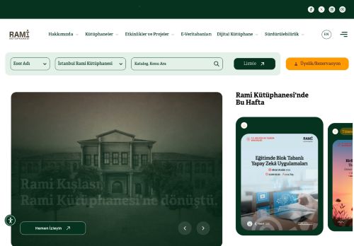 Anasayfa | Rami Kütüphanesi