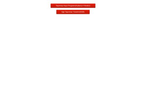 .:: Tasinmaz Kayit - Kültür ve Turizm Bakanlığı v3.0::.