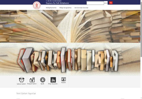 Haymana İlçe Halk Kütüphanesi - T.C. Kültür ve Turizm Bakanlığı