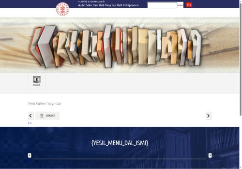 Aydın Söke Hacı Halil Paşa İlçe Halk Kütüphanesi - T.C. Kültür ve Turizm Bakanlığı