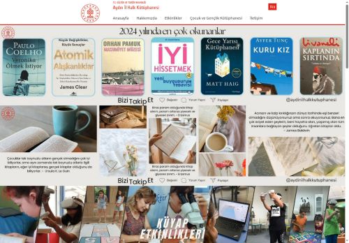 Aydın İl Halk Kütüphanesi - T.C. Kültür ve Turizm Bakanlığı