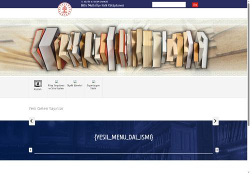 Bitlis Mutki İlçe Halk Kütüphanesi - T.C. Kültür ve Turizm Bakanlığı