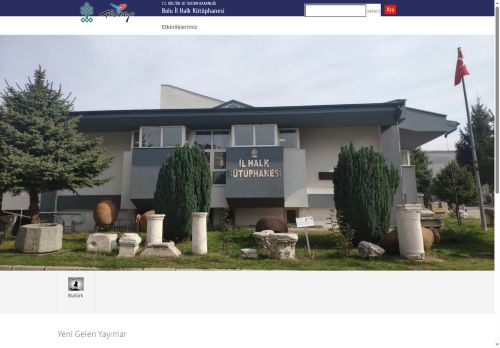 Bolu İl Halk Kütüphanesi - T.C. Kültür ve Turizm Bakanlığı