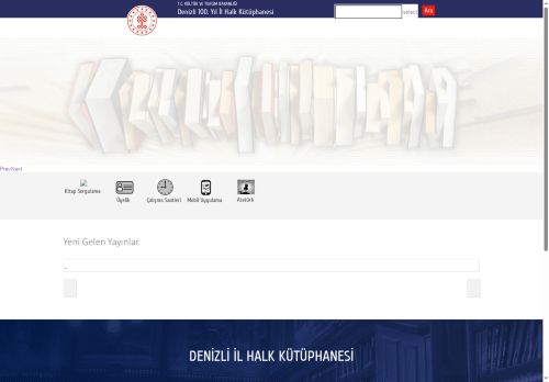 100. Yıl İl Halk Kütüphanesi - T.C. Kültür ve Turizm Bakanlığı