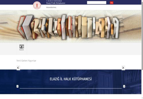 Elazığ İl Halk Kütüphanesi - T.C. Kültür ve Turizm Bakanlığı