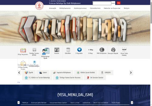 Erzincan Refahiye İlçe Halk Kütüphanesi - T.C. Kültür ve Turizm Bakanlığı
