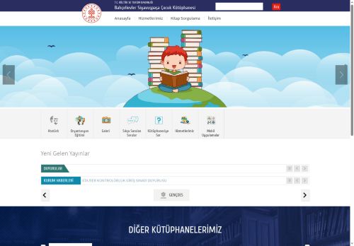 Bahçelievler Siyavuşpaşa Çocuk Kütüphanesi - T.C. Kültür ve Turizm Bakanlığı