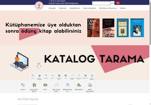 İstanbul Çatalca İlçe Halk Kütüphanesi - T.C. Kültür ve Turizm Bakanlığı