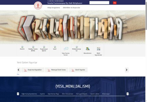 İstanbul Gaziosmanpaşa İlçe Halk Kütüphanesi - T.C. Kültür ve Turizm Bakanlığı