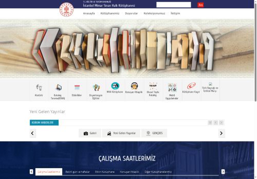 İstanbul Mimar Sinan Halk Kütüphanesi - T.C. Kültür ve Turizm Bakanlığı